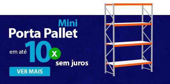 Mini Porta Pallet ideal para o seu negócio