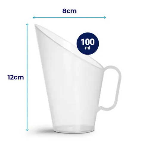 Kit 10 conchas plástica para granel e gelo 100ml
