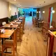 Kit 3 mesas design industrial tampo em madeira maciça 70x70 p/ restaurante