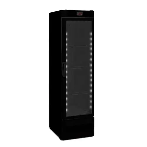 Cervejeira porta de vidro 324 litros vn28rh all black - metalfrio