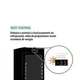 Cervejeira porta de vidro 324 litros vn28rh all black - metalfrio