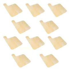 Kit 10 tábuas para servir hambúrguer em compensado naval 28x20cm
