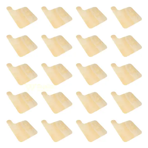 Kit 20 tábuas para servir hambúrguer em compensado naval 28x20cm