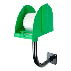 Suporte para bobina picotada de parede verde