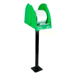 Suporte para bobina picotada de mesa verde