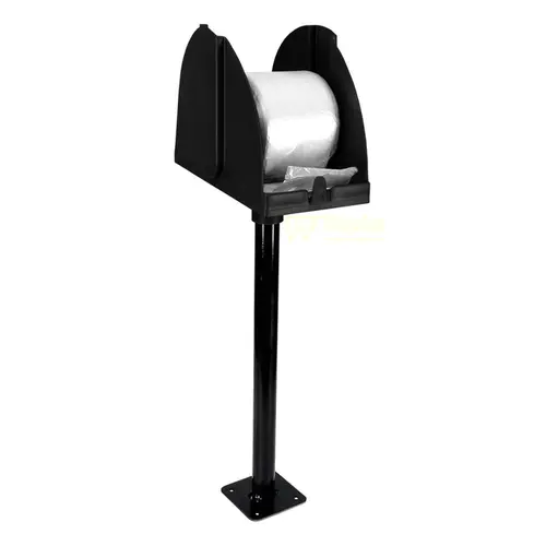Suporte para bobina picotada de mesa preto