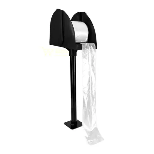 Suporte para bobina picotada de mesa preto