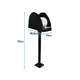 Suporte para bobina picotada de mesa preto