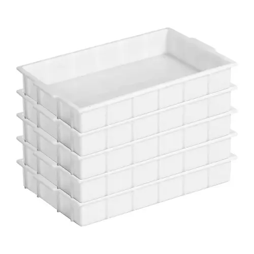 Kit 5 bandejas para açougue 12 litros