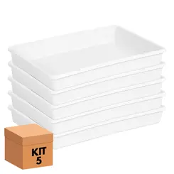Kit 5 bandejas nc 1800 natural 18 litros