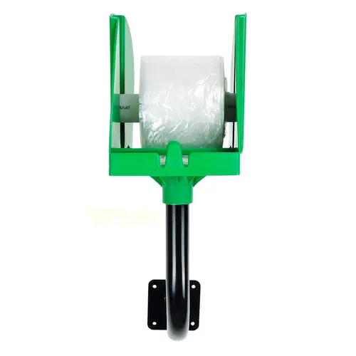 Kit 2 suportes para bobina picotada de parede verde