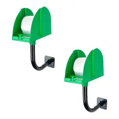 Kit 2 suportes para bobina picotada de parede verde