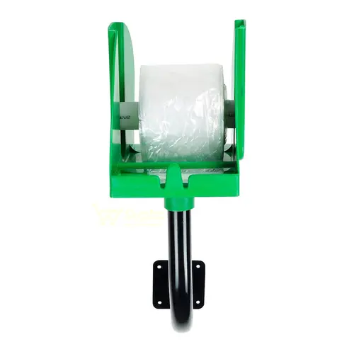 Kit 3 suportes para bobina picotada de parede verde