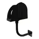 Kit 2 suportes para bobina picotada de parede preto