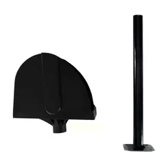 Kit 2 suportes para bobina picotada de mesa preto