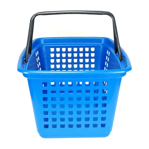 Cesta de compras grande 25l azul