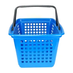 Cesta de compras grande 25l azul
