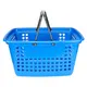 Cesta de compras grande 25l azul