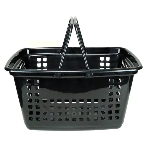 Cesta de compras grande 25l preta