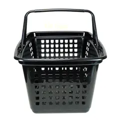 Cesta de compras grande 25l preta