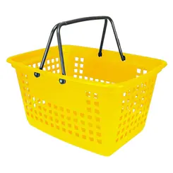 Cesta de compras grande 25l amarela
