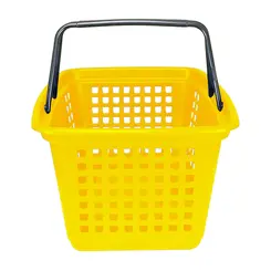 Cesta de compras grande 25l amarela