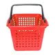 Cesta de compras grande 25l vermelha