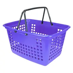 Cesta de compras grande 25l lilás