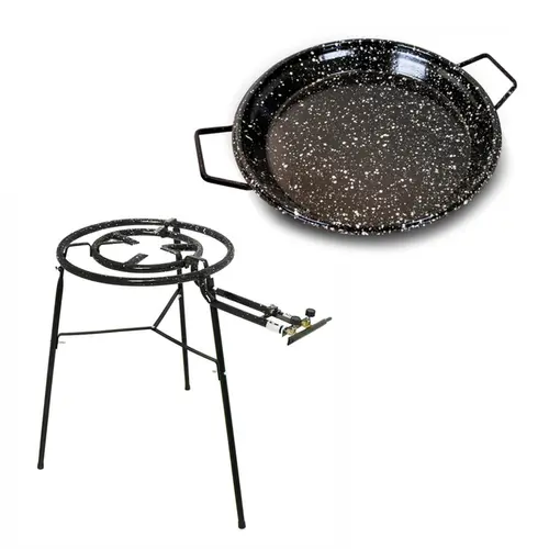 Paellera dupla bp com tacho 50cm - roa