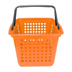 Cesta de compras grande 25l laranja