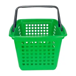 Cesta de compras grande 25l verde