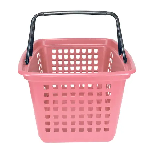 Cesta de compras grande 25l rosa