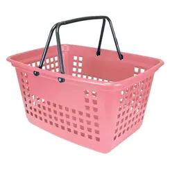 Cesta de compras grande 25l rosa
