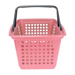 Cesta de compras grande 25l rosa