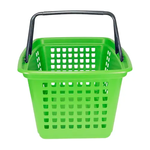 Cesta de compras grande 25l verde citrico