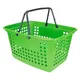 Cesta de compras grande 25l verde citrico