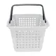 Kit 10 cestas de compras grande 25l branca