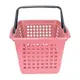 Kit 10 cestas de compras grande 25l rosa