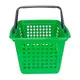 Kit 10 cestas de compras grande 25l verde
