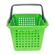 Kit 10 cestas de compras grande 25l verde cítrico