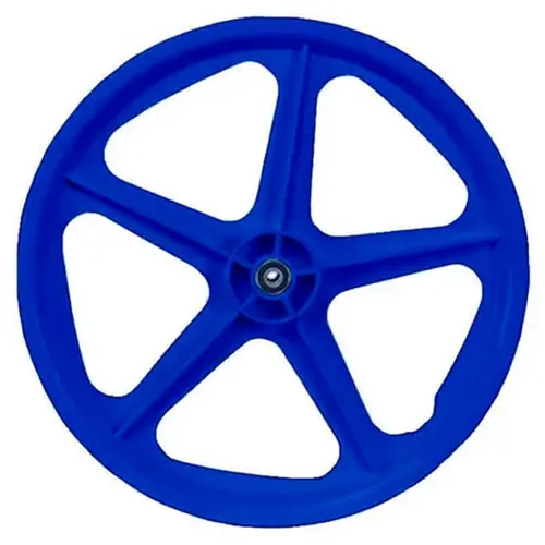 Roda dianteira extra nylon azul aro 20 de bicicleta completa