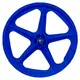Roda dianteira extra nylon azul aro 20 de bicicleta completa
