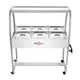 Buffet térmico 6 cubas spl-506 inox 220v - spolu