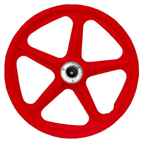 Roda extra nylon vermelha aro 20' para bicicleta