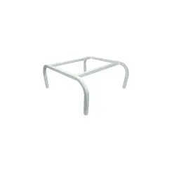 Suporte tartaruga branco para cesta de compra 25 litros