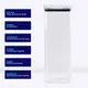Kit 20 potes hermético transparente quadrado 2,2l para granel cereais alimentos