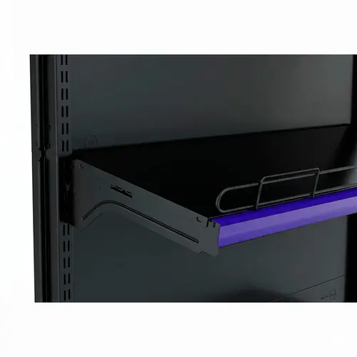 Anteparo frontal para gôndola new premium 0,90m preto