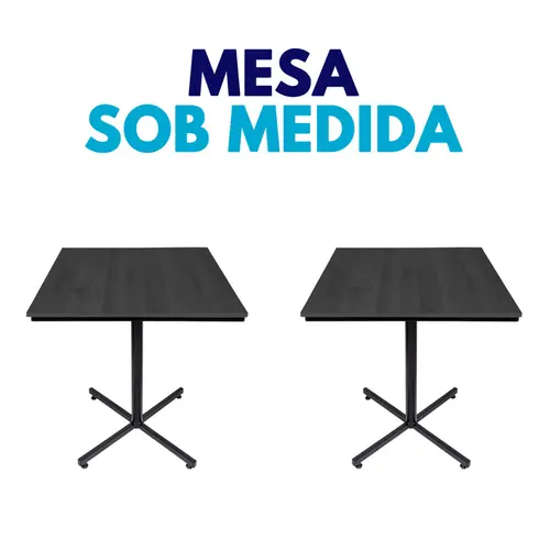 Kit 2 mesas sob medida para restaurante