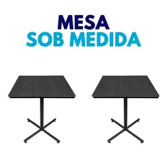 Kit 2 mesas sob medida para restaurante
