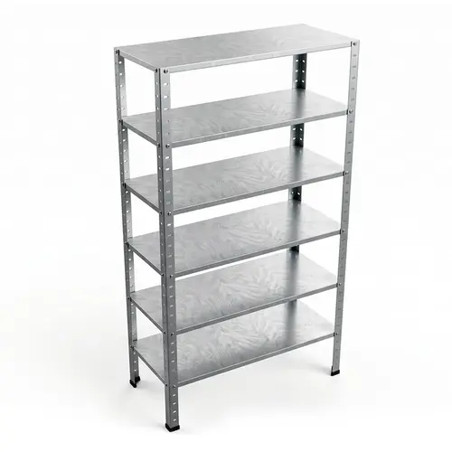 Estante prateleira de aço reforçado 6 bandejas 180x95cm